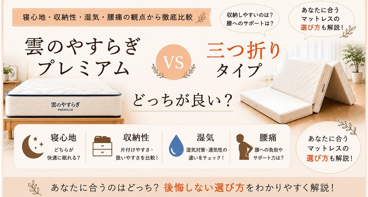 雲のやすらぎプレミアム　三つ折り